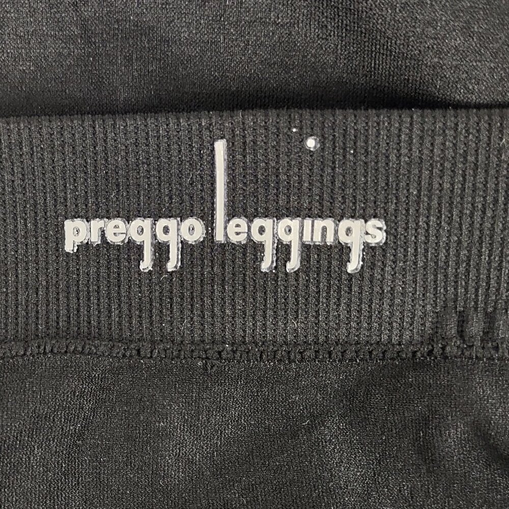 Preggo Leggings Black Maternity Capri, Crop, Style PL01 Size XL to 2XL (NWT) - Picture 8 of 9